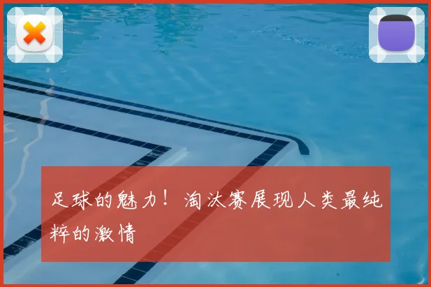 足球的魅力！淘汰赛展现人类最纯粹的激情